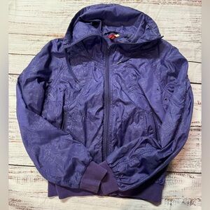 Small divided Purple Windbreaker Jacket